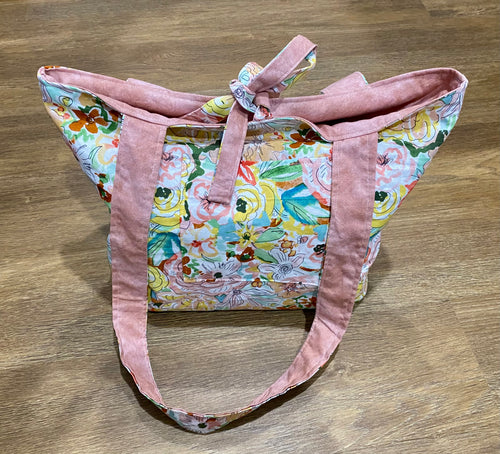 Floral Tie Tote